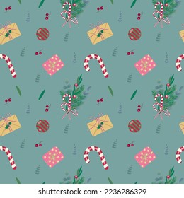 Patrones impecables dibujados a mano en invierno para su decoración, ilustración vectorial