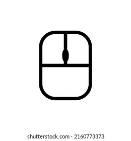 icono de la linea del ratón inalámbrico lindo. signo de estilo lineal para concepto móvil y diseño web. icono del vector de contorno del ratón inalámbrico lindo. Símbolo, ilustración del logotipo. Gráficos vectoriales perfectos para píxeles