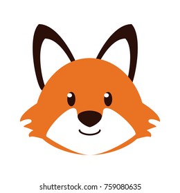 Cute wolf cartoon icon vector illustration graphic design