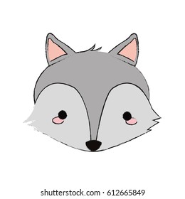cute wolf icon