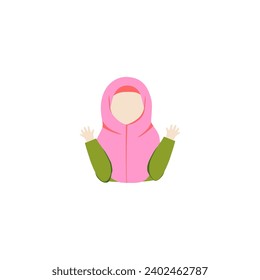 cute woman wearing a hijab posing person
