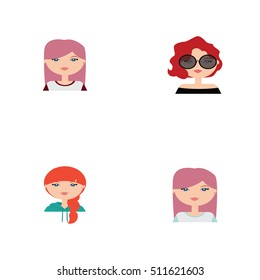 Cute women face