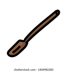 Cute wooden oars cartoon vector illustration motif set. Hand drawn isolated nautical elements clipart for seafaring blog, ocean graphic, boating web buttons.