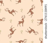 Cute woodland animals pattern for nursery design, perfect for fabric, baby products, and surface pattern.