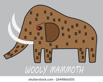 A cute wooly mammoth walks through snowy hills with a big smile. This playful painting uses soft colors to bring fun and warmth to any child’s room. Perfect for little explorers and animal fans