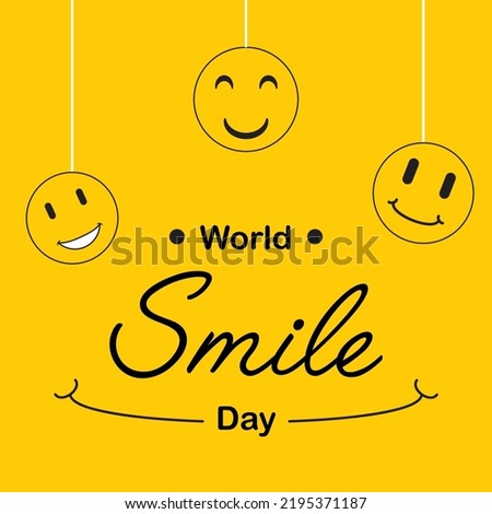 Cute World Smile Day Background