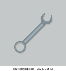 Cute wrench vector children's illustration Q version vector cartoon illustration