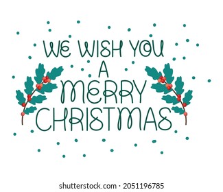 cute xmas phrase over white