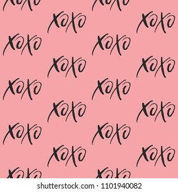 Cute xoxo pattern.Perfect design for posters, cards, textile, web pages.