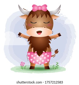 Yak Cartoon Images Stock Photos Vectors Shutterstock Cartoon yak in the style of lemmling. https www shutterstock com image vector cute yak baby girl childrens style 1757212583