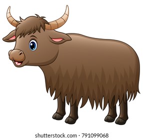 Alphabet Y Yak Cartoon Stock Vector (Royalty Free) 135798287