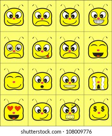 a cute yellow animal expression which
