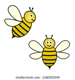 cute yellow bee vector design