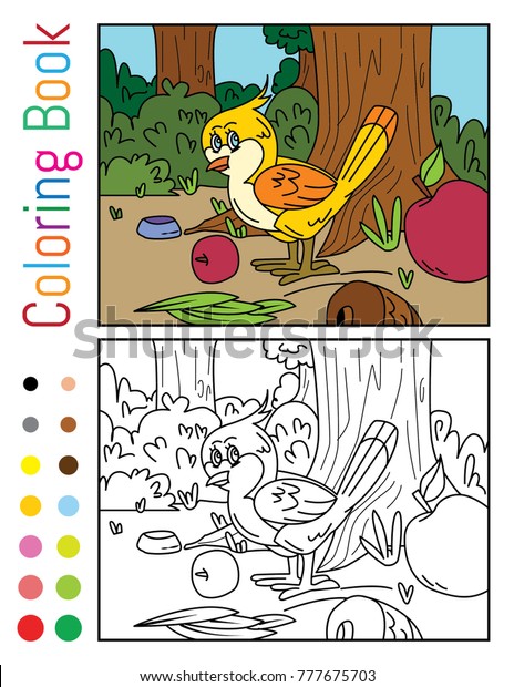 68 Yellow Bird Coloring Book HD