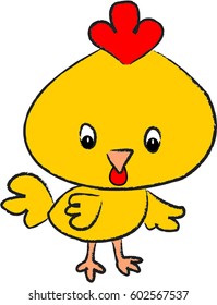 Cute Yellow Chicken