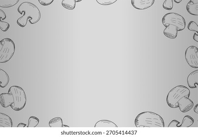 Cute yellow mushroom seamless pattern on soft background. Ideal for packaging, kids’ products, fabric prints, stationery, and decorative design projects.
