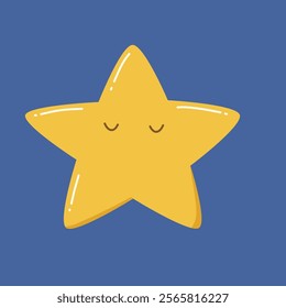 cute yellow star for kids and baby decoration