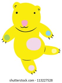 Cute Yellow Teddy Bear