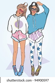Cute young girls