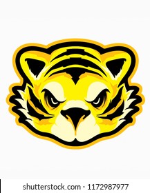 Cute young tiger vector design