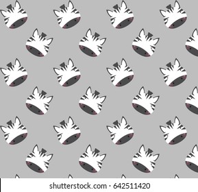 Cute zebra animals pattern