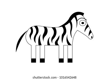 Cute zebra cartoon