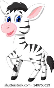 Cute zebra cartoon