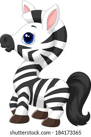 Cute zebra cartoon