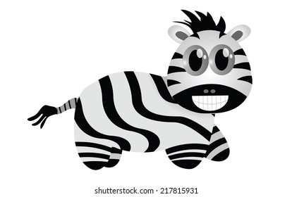cute zebra cartoon