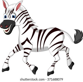 Cute zebra cartoon