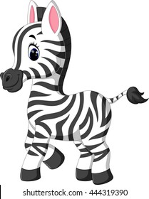 Cute zebra cartoon