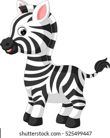 Cute Zebra Cartoon