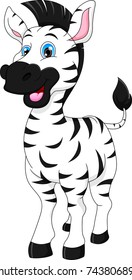 cute zebra cartoon