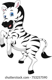 cute zebra cartoon