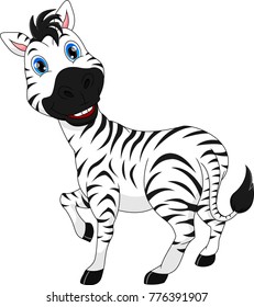 Cute Zebra Cartoon Stock Vector (Royalty Free) 776391907 | Shutterstock