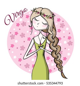 Cute Zodiac Sign Virgo