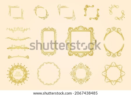 Cute2U cute gothic frame set