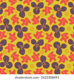 Bonito, ditsy sem costura, impressão, padrão floral, conversacional, padrão, colorido doodle flores, desenhado à mão florals têxtil, tecido, roupas, camisa, papel de parede, embalagem, moletom, crianças, meninas, mulheres
