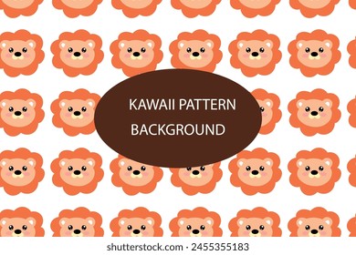 cutes animal pattern background design