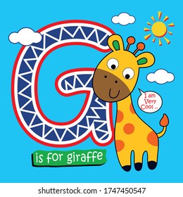 cutes giraffe pictures are in style, vector illustartion
