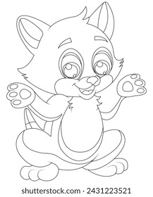 Cute,simple and funny cat coloring pages for kids,childrens and adults.I will convert anything for you by using Illustration.I can draw line art,vector,business card,coloring book page etc.