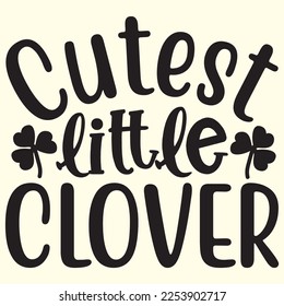 Cutest Little Clover  t shirt designs vector file 