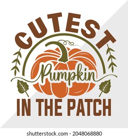 Cutest Pumpkin Patch Printable Vector Illustration Stock Vector Cutest Pumpkin Patch Printable Vector Illustration Stock Vector