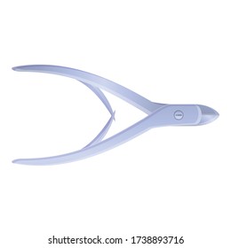 Symbol für den Cuticle nipper. Cartoon des Cuticle nipper Vektorbildes für Web-Design isoliert auf weißem Hintergrund