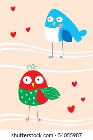 cutie bird couple