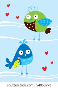 cutie bird couple
