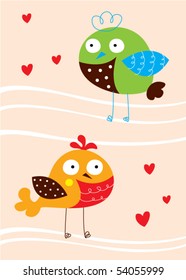 cutie bird couple
