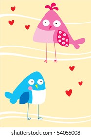 cutie bird couple