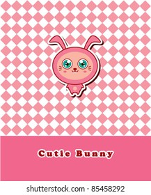 cutie bunny message
