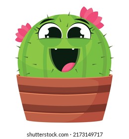 Cutie the Cactus In a Pot